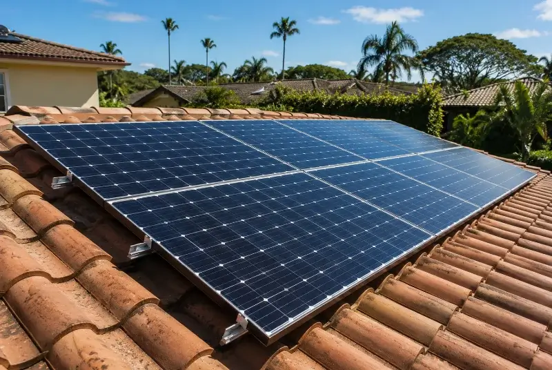 Installation de panneaux solaires à Montromant
